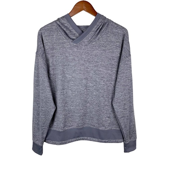 Mondetta Performance Hoodie Grey Pullover Long Sleeve Women’s L - Picture 1 of 10